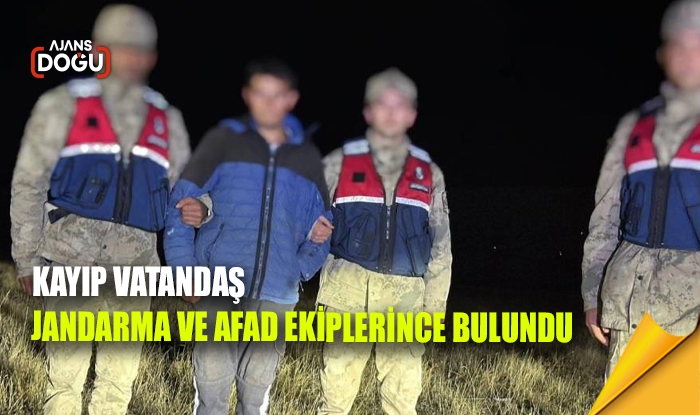 Kayıp vatandaş, Jandarma ve Afad ekiplerince bulundu