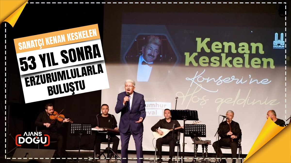 Kenan Keskelen 53 yıl sonra Erzurumlularla buluştu