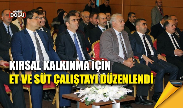 Kırsal kalkınma için Et ve Süt Çalıştayı düzenlendi