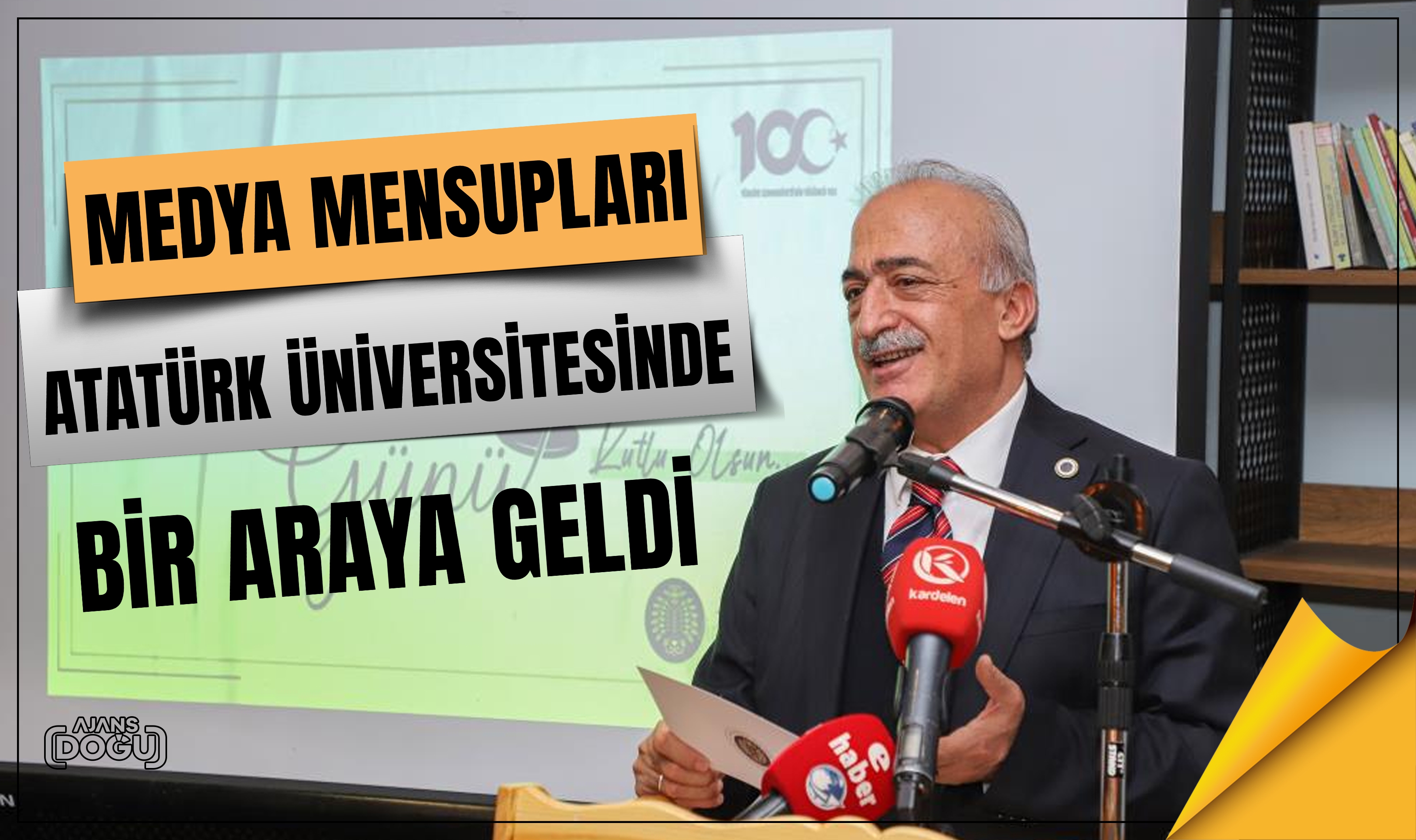 Medya mensupları, Atatürk Üniversitesinde bir araya geldi