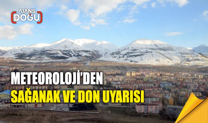Meteoroloji’den sağanak ve don uyarısı