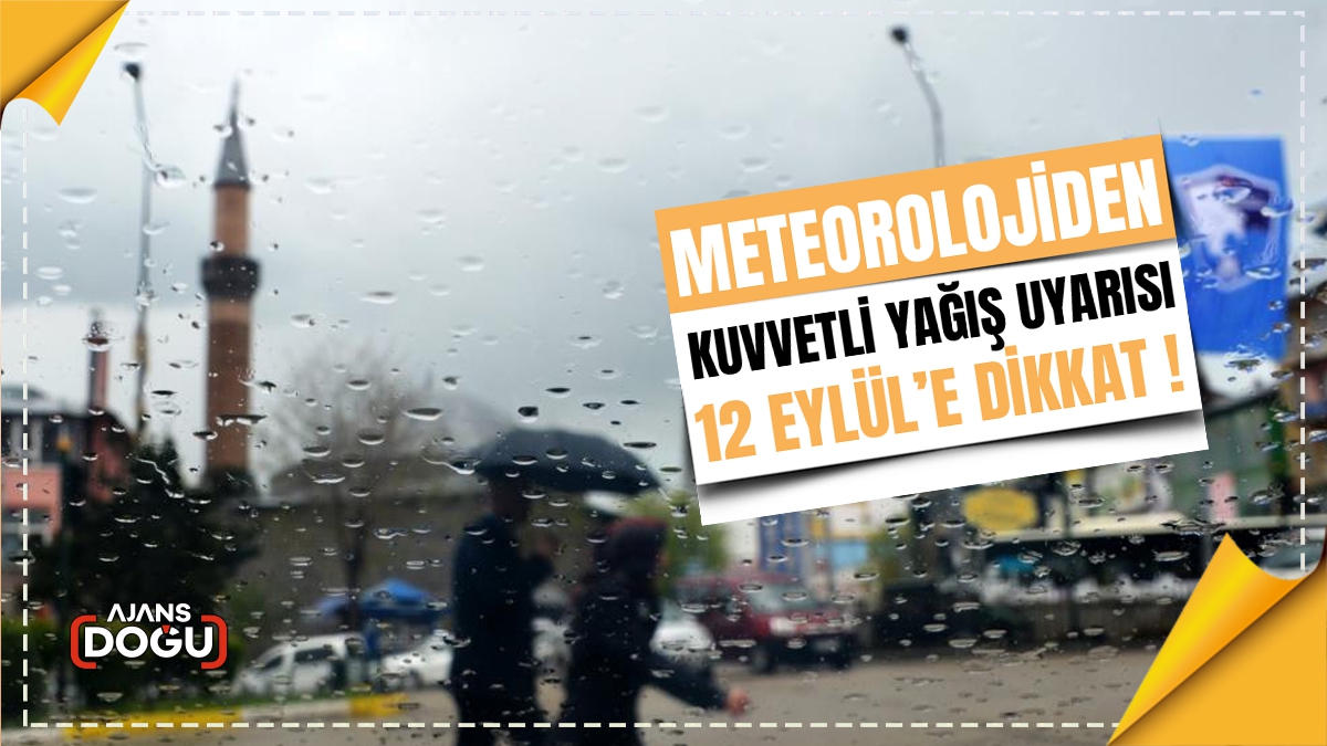 Meteorolojiden kuvvetli yağış uyarısı