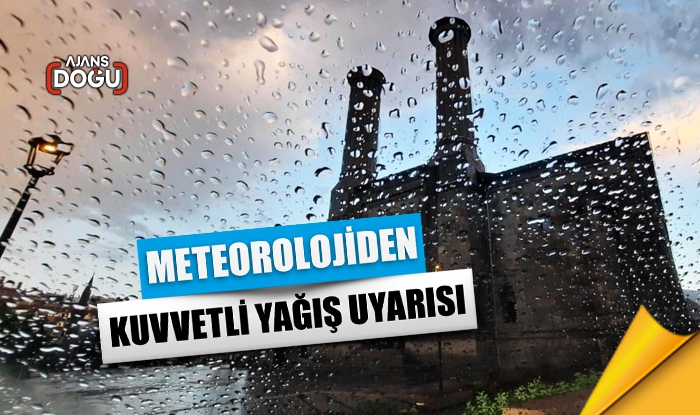 Meteorolojiden kuvvetli yağış uyarısı