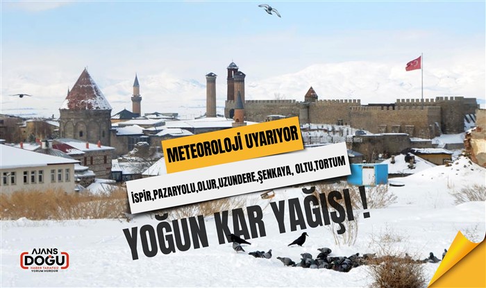 Meteorolojiden yoğun kar yağışı uyarısı