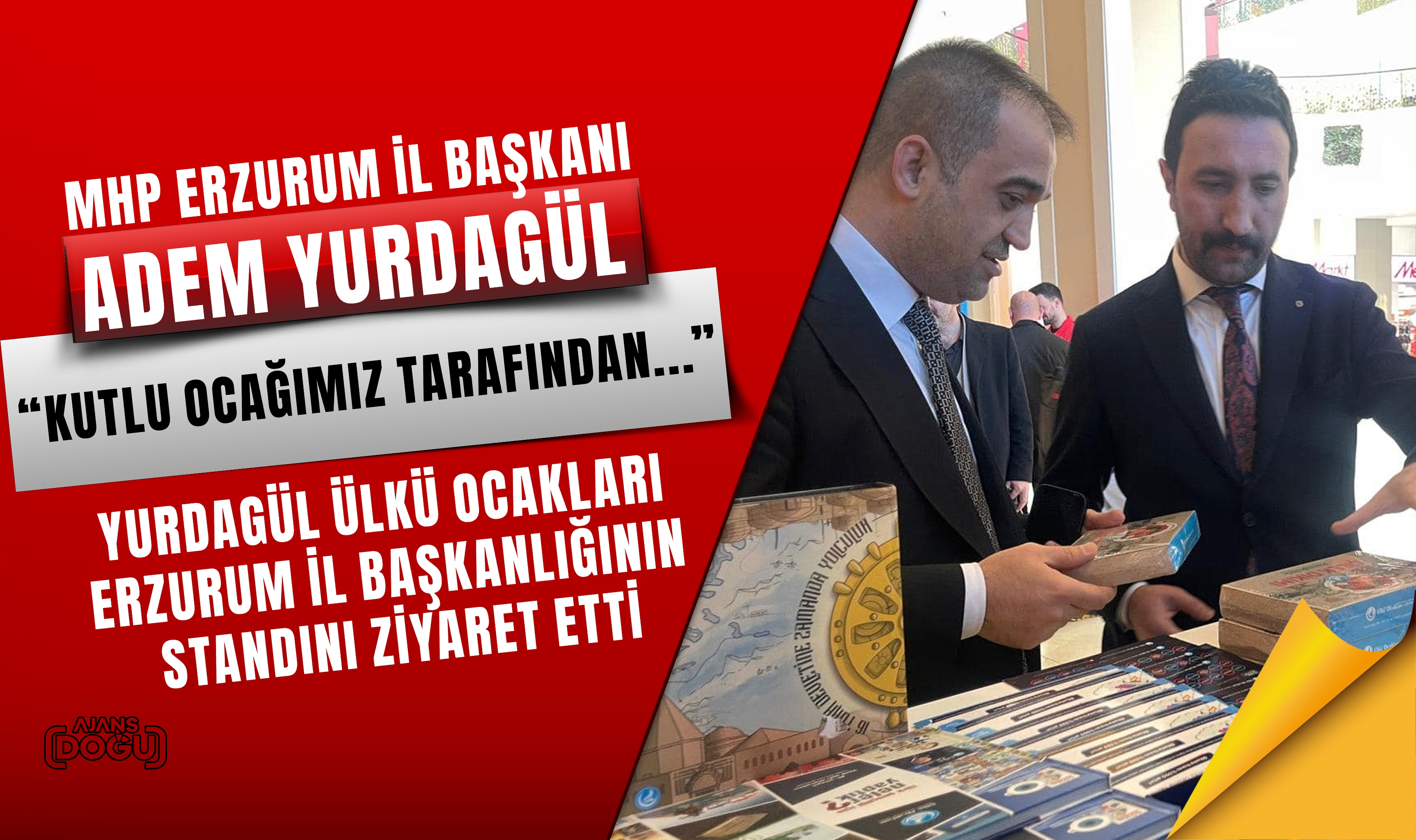 MHP İl Başkanı Adem Yurdagül, Ocak Başkanı Özcan'a teşekkür etti