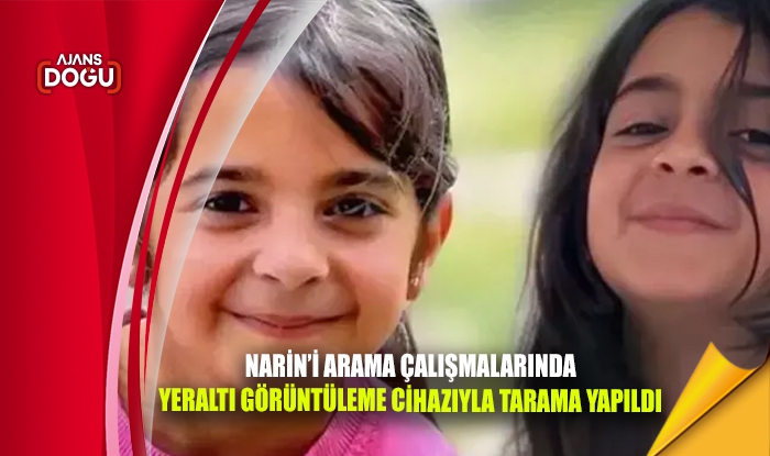 Narin’i arama çalışmalarında yeraltı görüntüleme cihazıyla tarama yapıldı