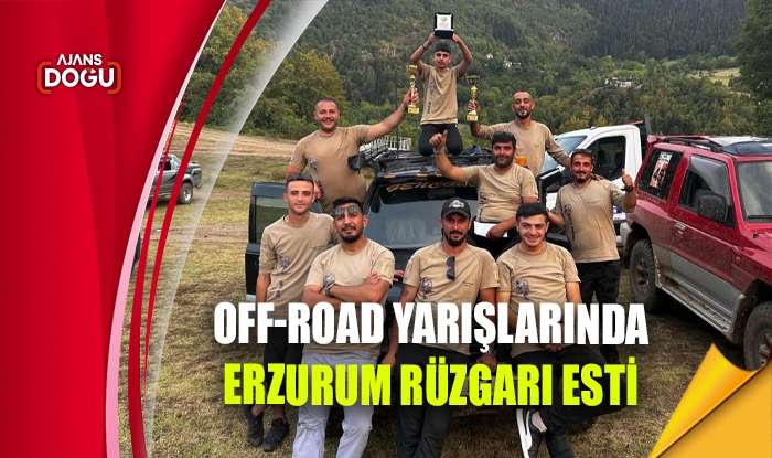 Off-road yarışlarında Erzurum rüzgarı esti