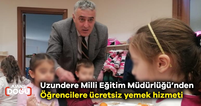 Öğrencilere ücretsiz yemek hizmeti