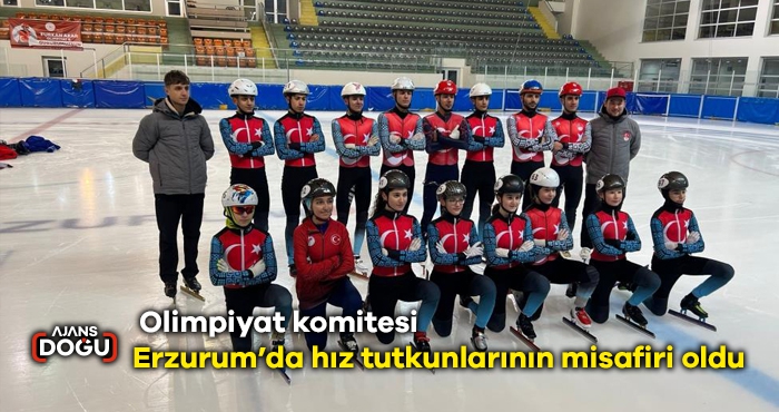 Olimpiyat komitesi Erzurum’da hız tutkunlarının misafiri oldu