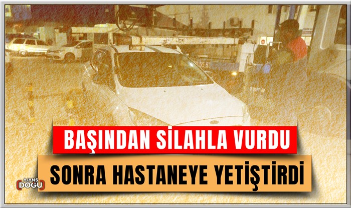 Önce vurdu sonra hastaneye yetiştirdi