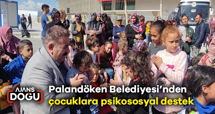 Palandöken Belediyesi’nden çocuklara psikososyal destek