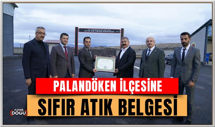Palandöken’e sıfır atık belgesi