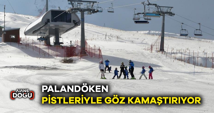 Palandöken, pistleriyle göz kamaştırıyor