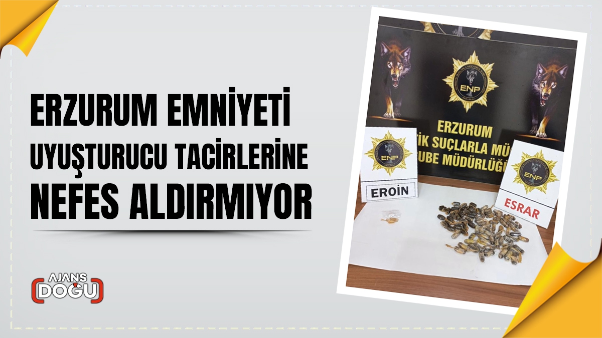 Polis uyuşturucu tacirlerine nefes aldırmıyor