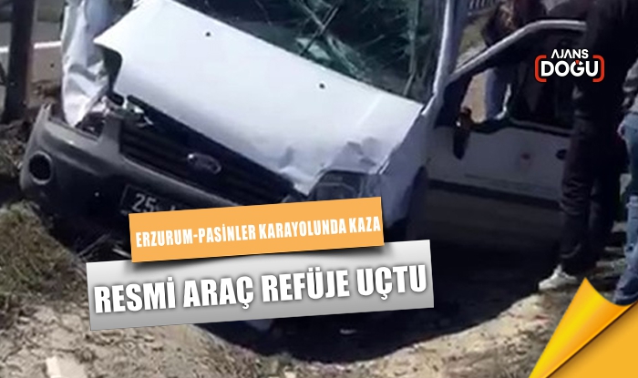 Erzurum-Pasinler karayolunda kaza