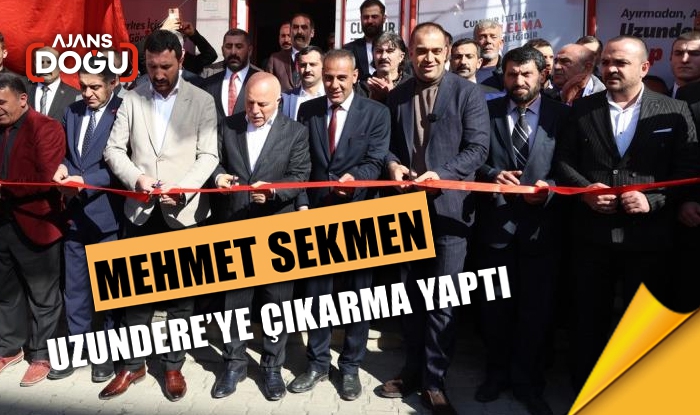 Sekmen Uzundere’ye çıkarma yaptı