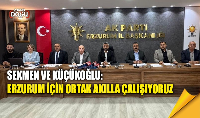 Sekmen ve Küçükoğlu: Erzurum için ortak akılla çalışıyoruz