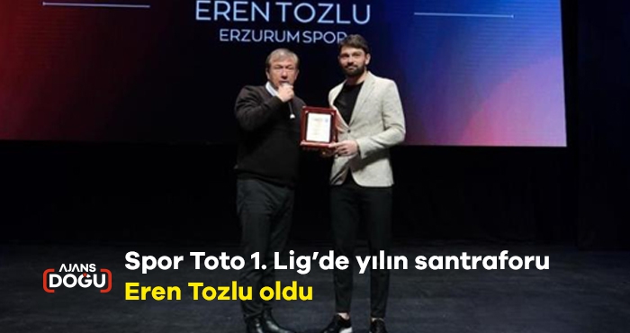 Spor Toto 1. Lig’de yılın santraforu Eren Tozlu oldu