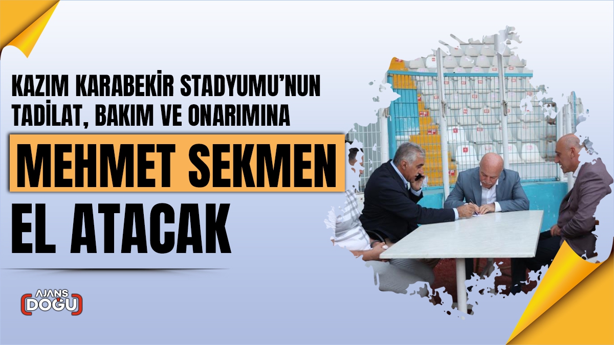 Stad yenileme çalışmalarına Başkan Sekmen el attı