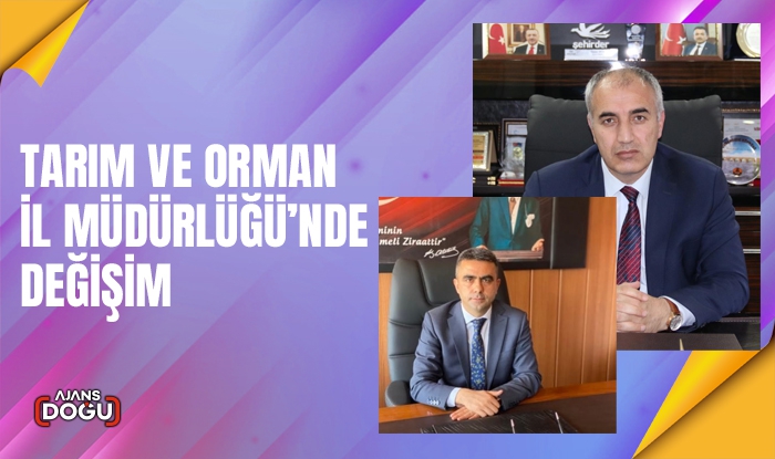 Tarım ve Orman İl Müdürlüğü’nde değişim