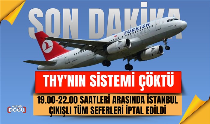 THY'nın sistemi çöktü uçuşlar iptal