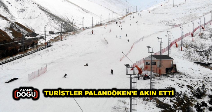 TURİSTLER PALANDÖKEN’E AKIN ETTİ