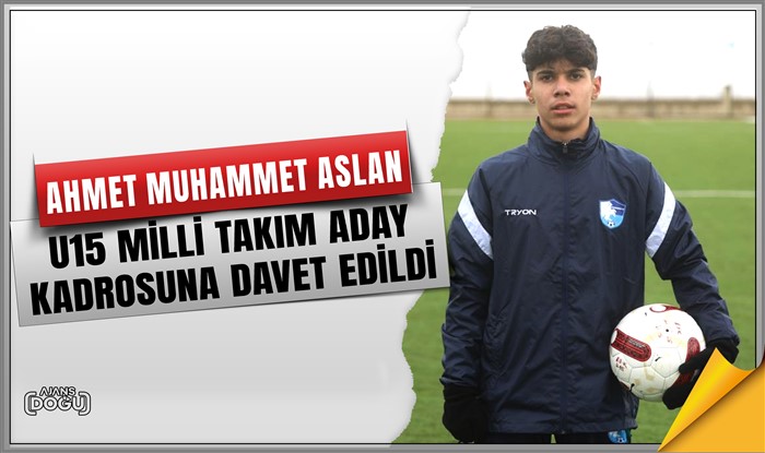 U15 milli takım aday kadrosuna davet edildi