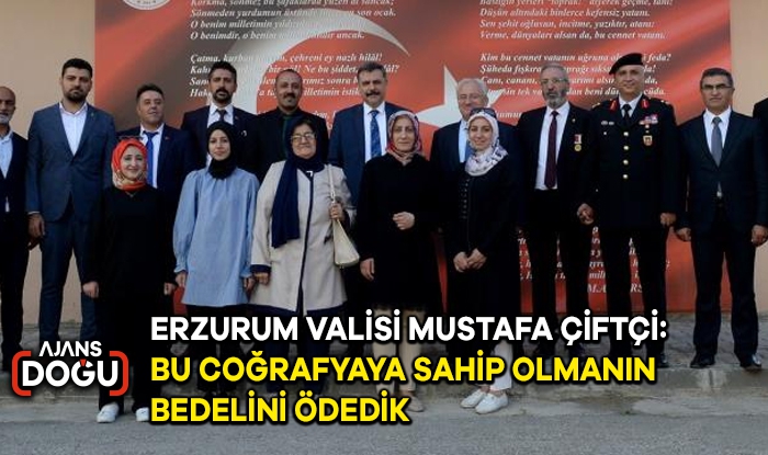 Vali Çiftçi: Bu coğrafyaya sahip olmanın bedelini ödedik