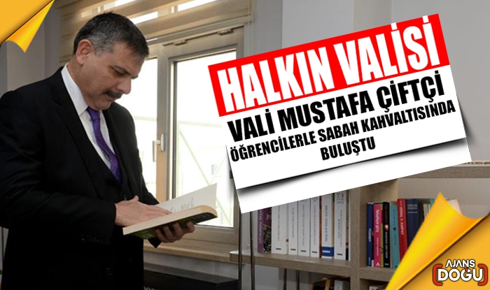 Vali Mustafa Çiftçi öğrencilerle buluştu