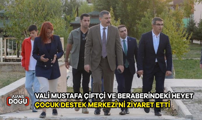 Vali Mustafa Çiftçi ve beraberindeki heyet Çocuk Destek Merkezi'ni ziyaret etti