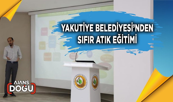 Yakutiye Belediyesi'nden sıfır atık eğitimi