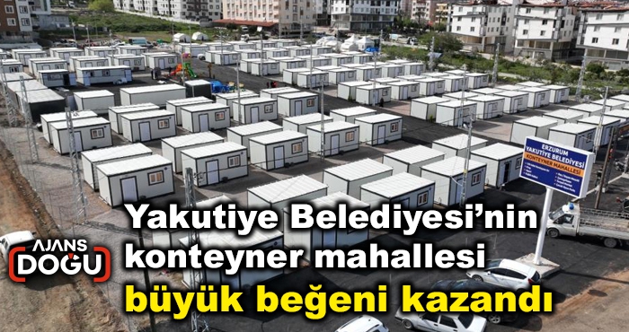 Yakutiye Belediyesi’nin konteyner mahallesi büyük beğeni kazandı