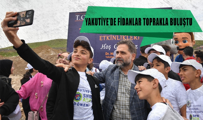 Yakutiye’de fidanlar toprakla buluştu